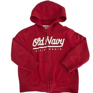 ⭐️ Old Navy California Bold Red Hoodie